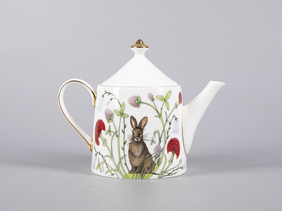 Чайник заварочный 780 мл форма Идиллия рисунок Сад Алисы арт. 80.42107.00.1