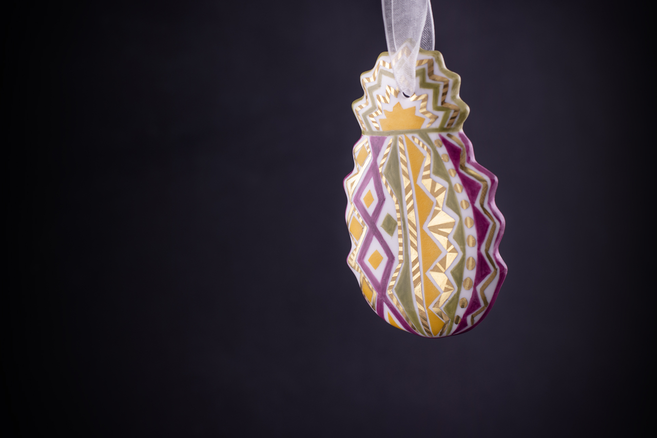 Елочная игрушка Ананас Экзотический, арт 60.14692.00.1, 