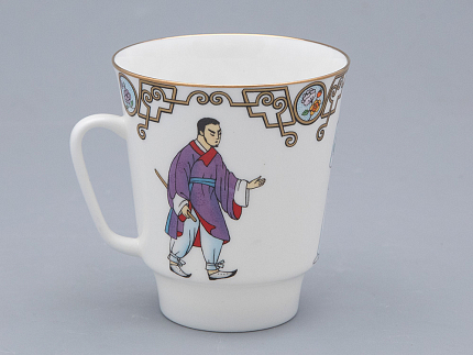 Трехпредметный комплект 165 мл форма Майская рисунок Балет Красный Мак арт. 81.31530.00.1