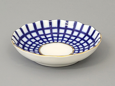 Розетка Тюльпан Кобальтовая клетка арт. 80.04059.00.1