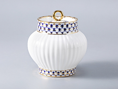 Сервиз чайный Волна Кобальтовая сетка, 6 персон 20 предметов, арт. 81.20893.00.1