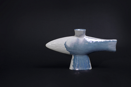 Подсвечник Атмосферные явления на форме Рыба малый размер арт 60.15868.00.1