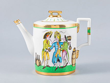 Сервиз чайный форма Гербовая рисунок Крысята-воришки, 2 персоны 7 предметов, арт. 81.16587.00.1