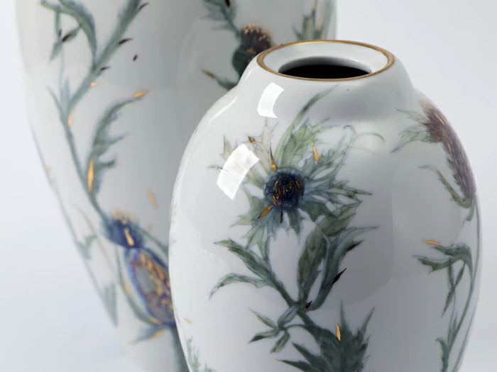 Ваза форма Фрезия рисунок Репейник, арт. 80.48115.00.1, 