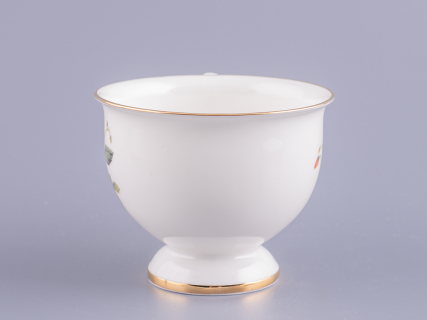 Чашка с блюдцем чайная форма Айседора рисунок Земляника, арт. 81.27540.00.1, 