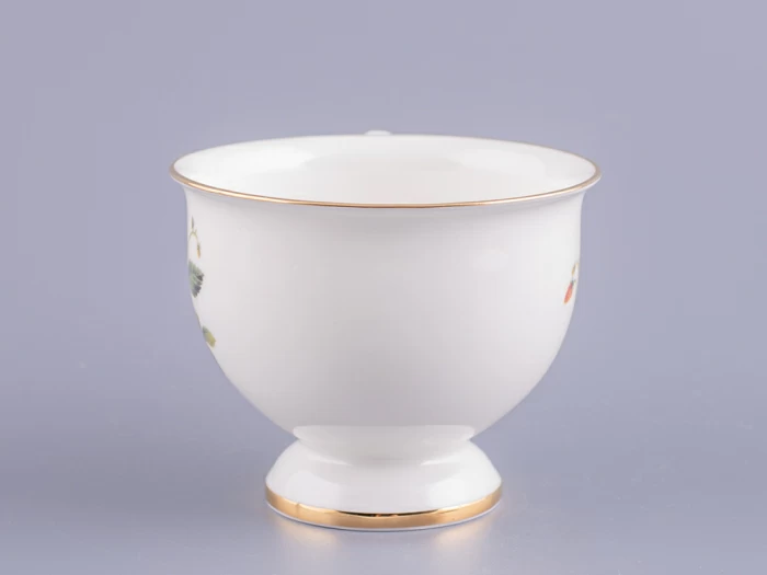 Чашка с блюдцем чайная форма Айседора рисунок Земляника, арт. 81.27540.00.1, 