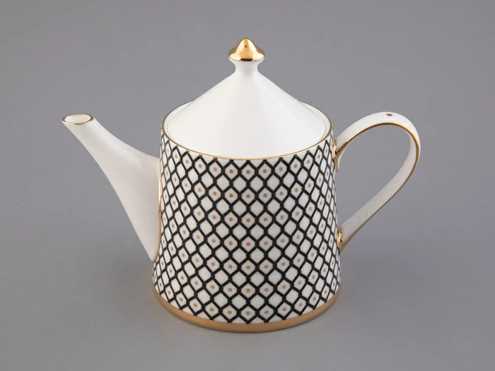 Сервиз чайный форма Идиллия рисунок Неро 1, на 4 персоны 10 предметов, арт. 81.32140.00.1, 