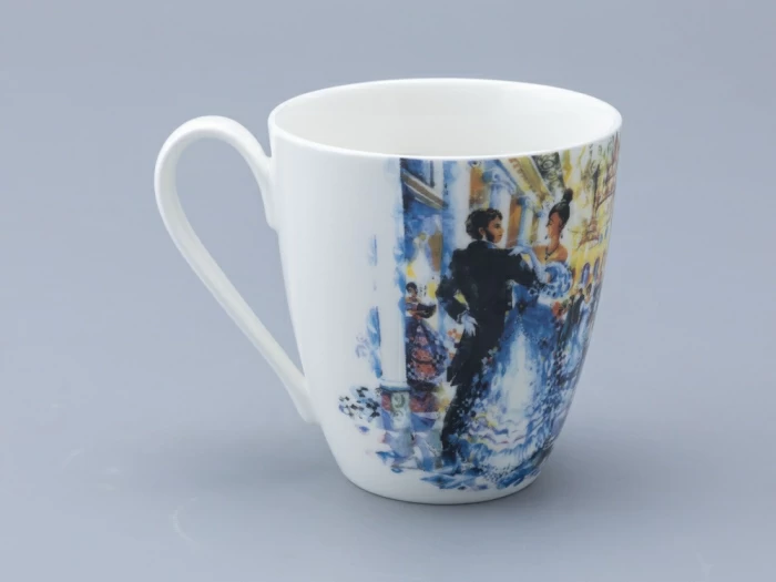 Бокал форма Вариации 450 мл рисунок Бал Пушкинских героев, арт 80.01237.00.1, 