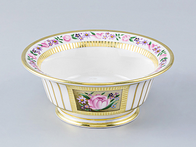 Салатник двухпорционный форма Александрия рисунок Воспоминание арт. 80.58184.00.1