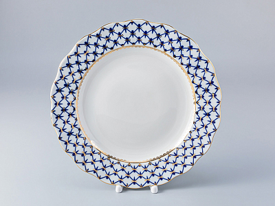 Тарелка Тюльпан Кобальтовая сетка 240 мм арт. 80.50012.00.1