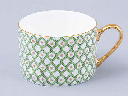 Чашка чайная 250 мл форма Идиллия рисунок Лайм 1, арт. 80.43236.00.1