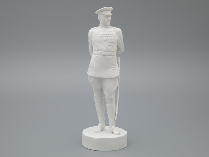 Скульптура Маршал Рокоссовский К.К., в подарочной упаковке, Белый бисквит, арт. 81.33455.00.1, 