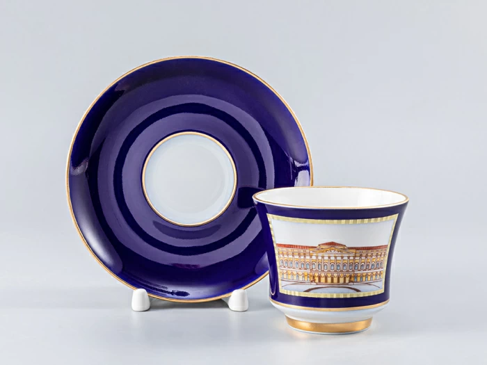 Сервиз чайный форма Банкетная рисунок Классика Петербурга-2 52%, 6 персон 20 предметов арт. 81.25120.00.1, 