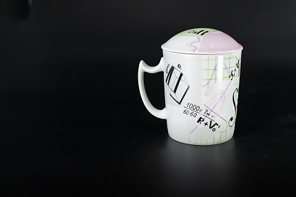 Бокал с крышкой Формула, на форме Снежное утро, арт 61.20995.00.1