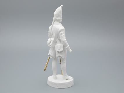 Скульптура Гренадер эпохи Павла I, в подарочной упаковке, рисунок Белый бисквит, арт 81.33429.00.1, 