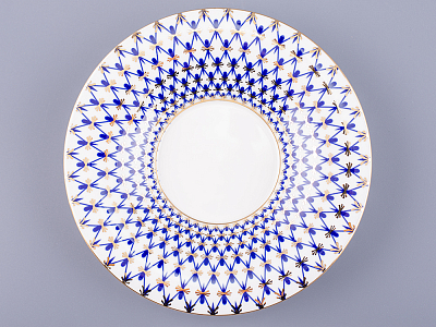 Чашка с блюдцем кофейная 145 мл форма Юлия рисунок Кобальтовая сетка арт. 81.20119.00.1