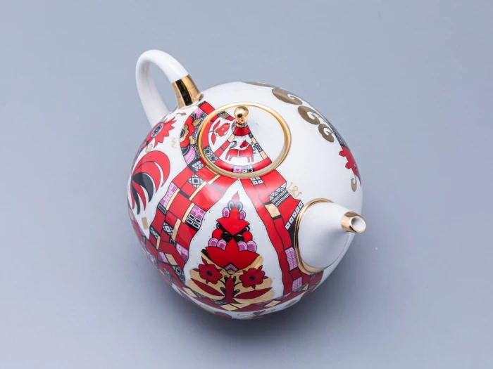 Комплект чайников Новгородский Красный конь арт. 81.10353.00.1, 