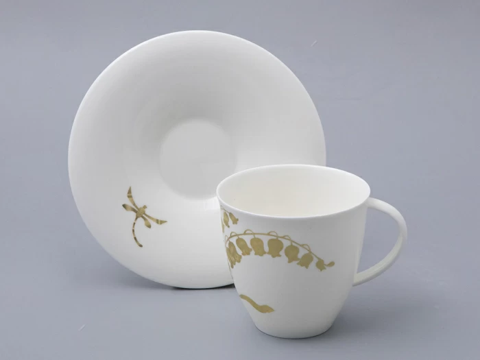 Чашка с блюдцем форма Оливия рисунок Нежный ландыш, арт. 81.31432.00.1, 