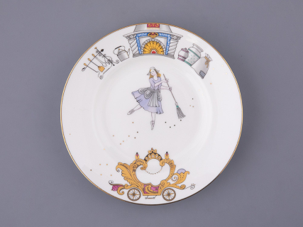 Трехпредметный комплект форма Майская рисунок Золушка арт. 81.25406.00.1, 