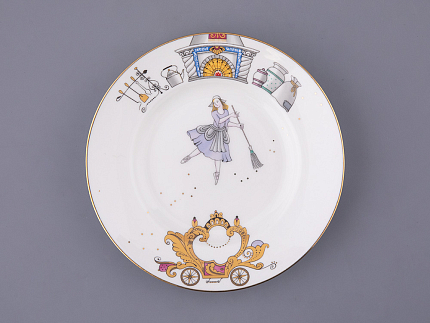 Трехпредметный комплект форма Майская рисунок Золушка арт. 81.25406.00.1