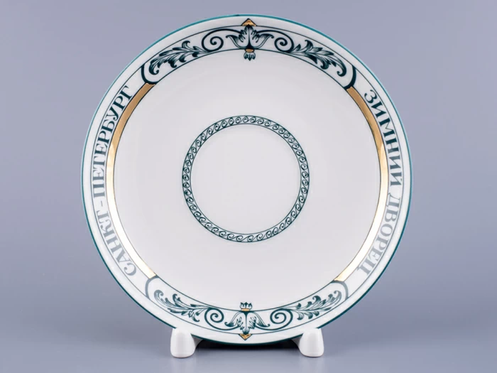 Чашка с блюдцем чайная 220 мл форма Банкетная рисунок Зимний дворец арт. 81.15309.00.1, 