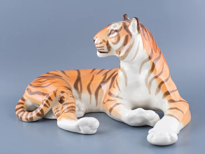 Скульптура Тигр большой размер, рисунок Цезарь арт. 82.38721.00.1, 