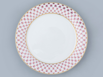 Сервиз столовый на 6 персон 24 предмета форма Юлиана рисунок Сетка-блюз 2, арт. 81.32450.00.1, 