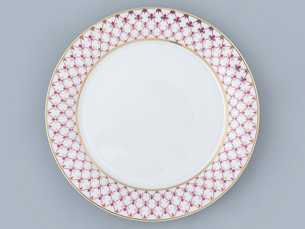 Сервиз столовый на 6 персон 24 предмета форма Юлиана рисунок Сетка-блюз 2, арт. 81.32450.00.1