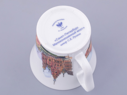 Бокал 360 мл форма Ленинградский рисунок Санкт-Петербург. Малоконюшенный мост  арт. 80.44857.00.1, 