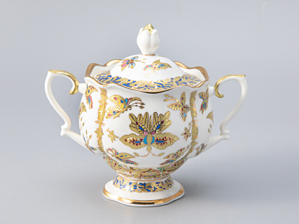 Сервиз кофейный форма Наташа рисунок Фантастические бабочки, 6 персон 20 предметов, арт. 81.20931.00.1, 