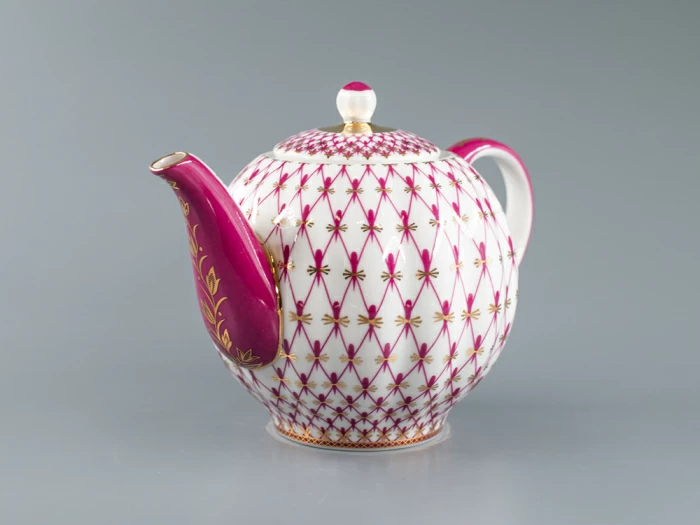 Чайник заварочный форма Тюльпан рисунок Сетка-Блюз 2 арт. 80.86209.00.1, 