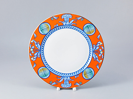 Тарелка форма Европейская 270 мм рисунок Высоцкая. Rosso, арт. 80.37141.00.1