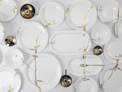 Сервиз столовый на 6 персон, 24 предметов, форма Юлиана, рисунок Лидия, арт 81.33227.00.1, 