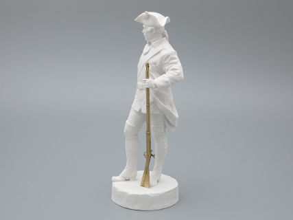 Скульптура Мушкетер эпохи Елизаветы Петровны, в подарочной упаковке, рисунок Белый бисквит, арт 81.31944.00.1, 