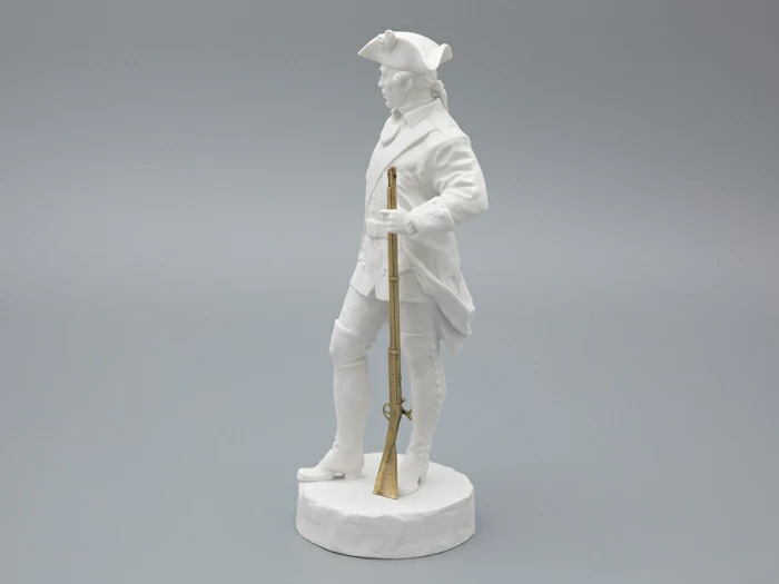 Скульптура Мушкетер эпохи Елизаветы Петровны, в подарочной упаковке, рисунок Белый бисквит, арт 81.31944.00.1, 