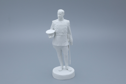 Скульптура Маршал Говоров Л.А., в подарочной упаковке, Белый бисквит, арт. 81.34246.00.1, 