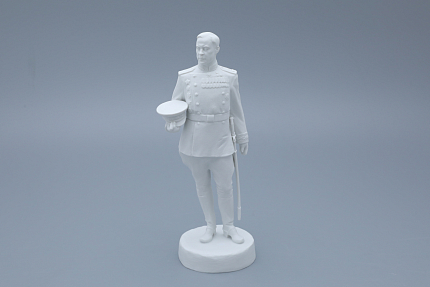 Скульптура Маршал Говоров Л.А., в подарочной упаковке, Белый бисквит, арт. 81.34246.00.1