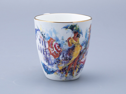 Бокал форма Вариации 450 мл рисунок Летающие зонтики, арт 80.70029.00.1