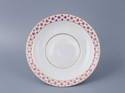 Чашка с блюдцем для бульона Молодежная Сетка-Блюз 2 арт. 81.26642.00.1