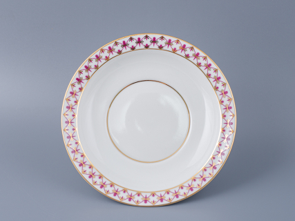 Чашка с блюдцем для бульона Молодежная Сетка-Блюз 2 арт. 81.26642.00.1, 