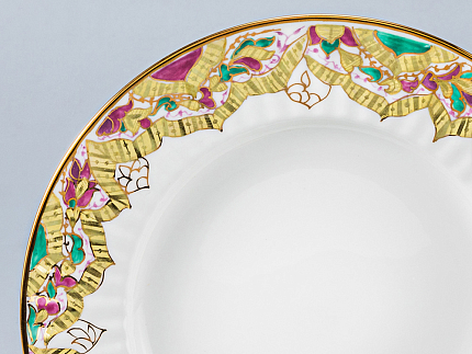 Сервиз чайный, форма Волна, рисунок Весенние пейзажи, 6 персон 22 предмета, арт. 81.14494.00.1