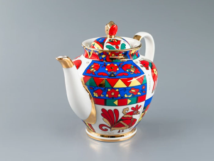 Чайник заварочный форма Весенняя рисунок Народные узоры арт. 80.60809.00.1, 