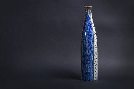 Ваза большой размер форма Бутыль, рисунок Раскрытие арт 60.08972.00.1