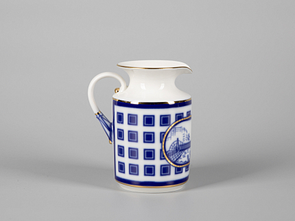 Сливочник 321 мл.,  форма Банкетная, рисунок  Мосты Санкт-Петербурга арт. 80.62847.00.1