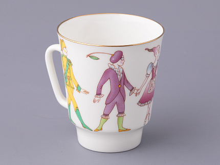 Трехпредметный комплект 165 мл форма Майская рисунок Балет Чиполлино, арт. 81.28737.00.1