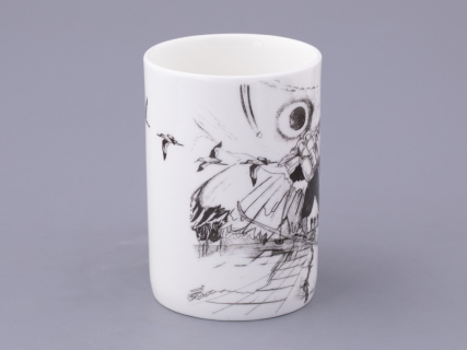 Бокал с крышкой в подарочной упаковке, форма Top. рисунок Путь на Север, арт. 81.32934.00.1, 