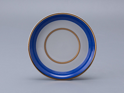 Чашка с блюдцем чайная 220 мл форма Гербовая рисунок Кают-компания № 3 арт. 81.24032.00.1