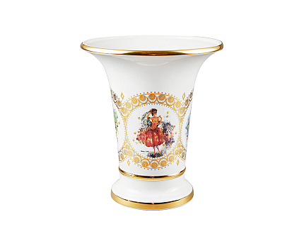 Ваза форма Ампирная рисунок Четыре сезона любви , арт. 80.36787.00.1
