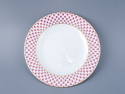 Тарелка 215 мм форма Европейская рисунок Сетка-Блюз арт. 80.85412.00.1
