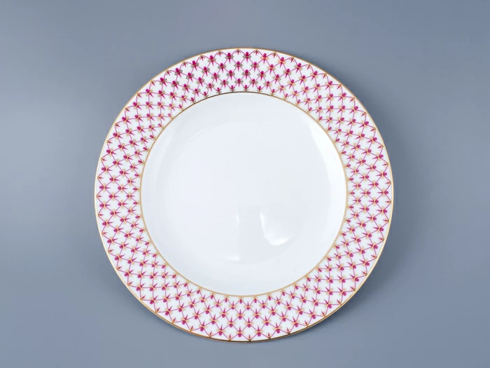 Тарелка 215 мм форма Европейская рисунок Сетка-Блюз арт. 80.85412.00.1, 